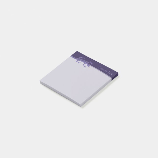 Notas Post-it® Tribal Lizard Mauve (En perspectiva)