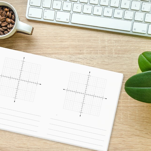 Notas Post-it® Trigonometría X Y Coordenadas Papel gráfico (Trigonometry X Y Coordinates Graph Paper Post-it Notes)