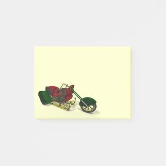 Notas Post-it® Trike de Santa Claus