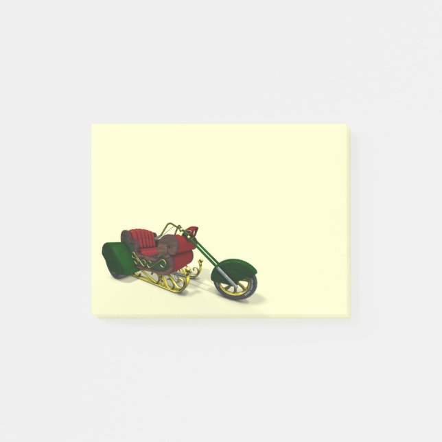 Notas Post-it® Trike de Santa Claus (Anverso)