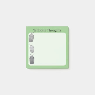 Notas Post-it® Trilobite Thoughts- Prehistoric Fossil