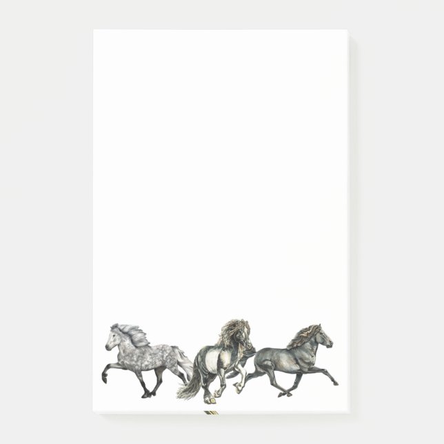 Notas Post-it® Trío de islandeses (Anverso)