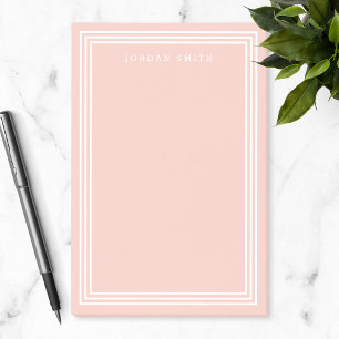 Notas Post-it® Triple borde blanco con COLOR DE FONDO EDITABLE