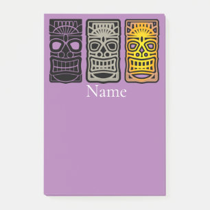 Notas Post-it® Triple escultura tiki Thunder_Cove
