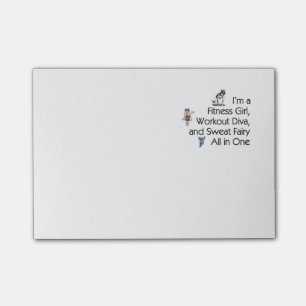 Notas Post-it® Triple Play de la aptitud de la CAMISETA