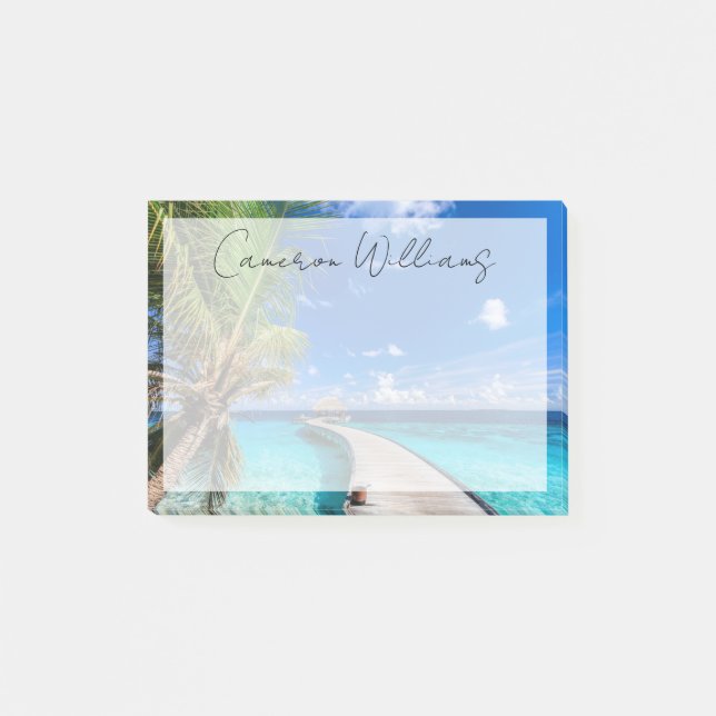 Notas Post-it® Tropical Beaches | Dusit Thani Maldives (Anverso)