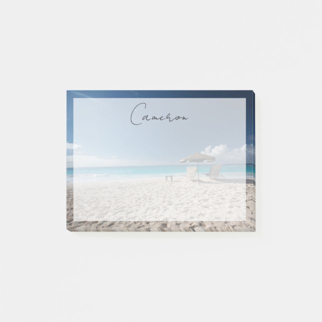 Notas Post-it® Tropical Beaches | Sandy Beach, Anguilla (Anverso)