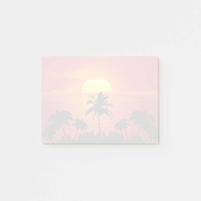 Notas Post-it® Tropical Sunset (Anverso)