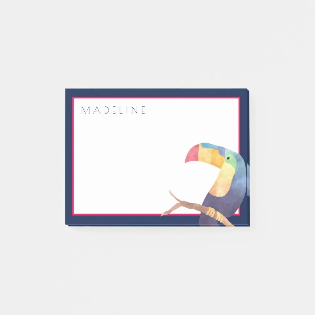 Notas Post-it® Tropical | Tocador acuático (Anverso)