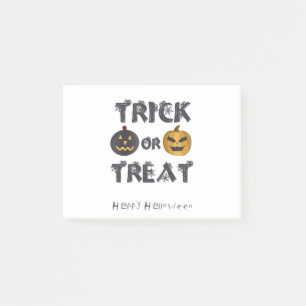Notas Post-it® Truco o trato Feliz Halloween