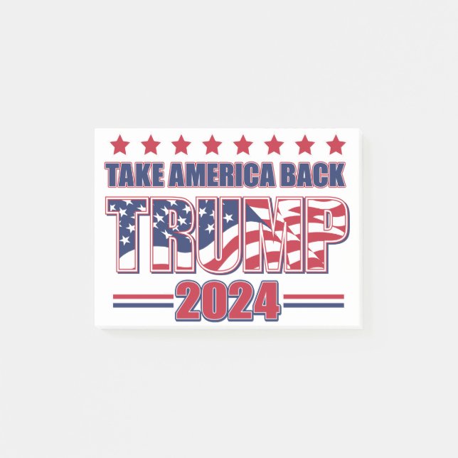 Notas Post-it® Trump 2024 (Anverso)