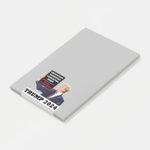 Notas Post-it® Trump 2024 sigue en las elecciones presidenciales 