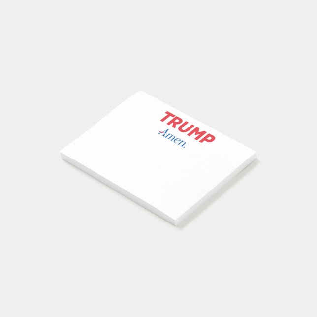 Notas Post-it® Trump Amen (En perspectiva)