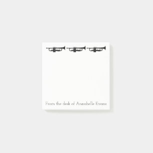Notas Post-it® Trumpets personalize