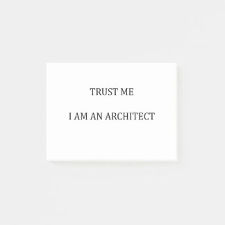 Notas Post-it® Trust me I am an Architect
