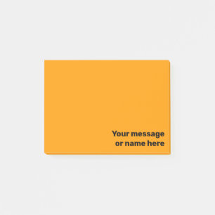Notas Post-it® Tu Mensaje Vibrante Brillante Naranja Intenso