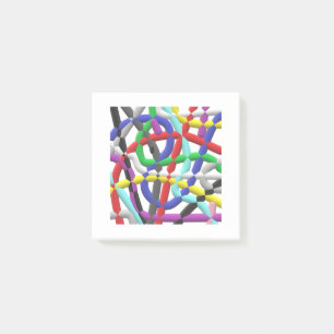 Notas Post-it® Tubos entrelazados