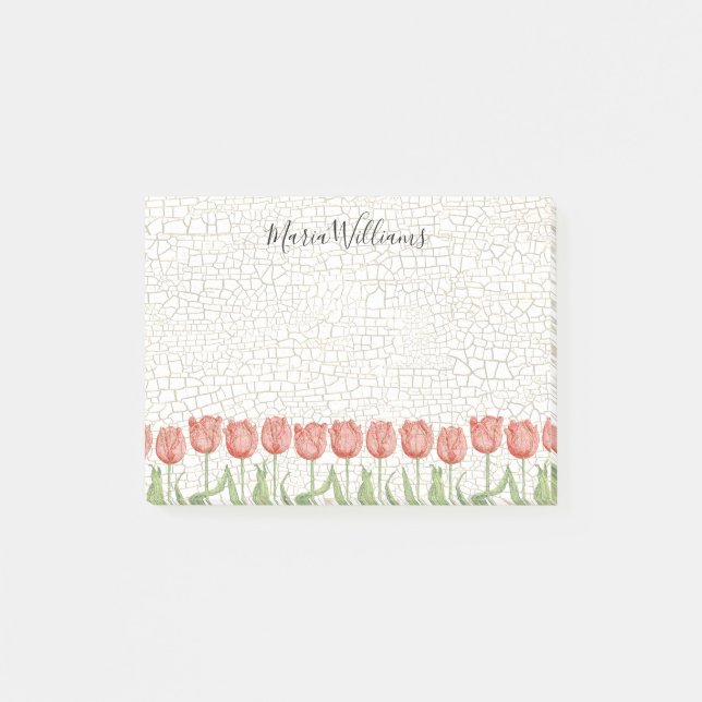 Notas Post-it® Tulip Garden 4x3 (Anverso)