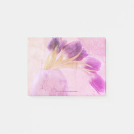 Notas Post-it® Tulipanes azules con vida