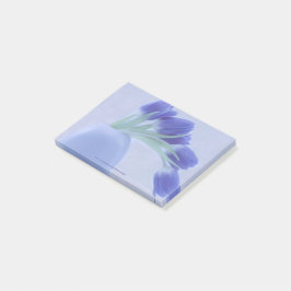 Notas Post-it® Tulipanes azules con vida