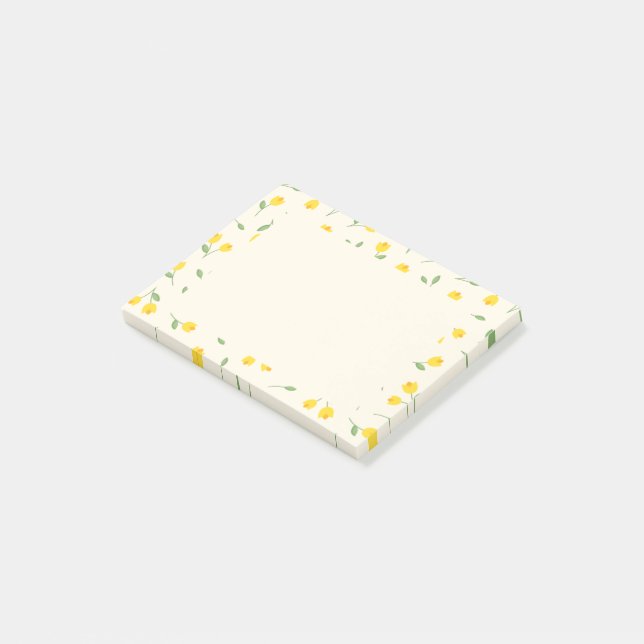 Notas Post-it® Tulipanos (En perspectiva)