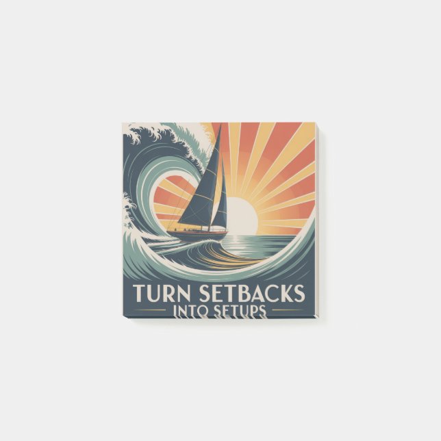 Notas Post-it® Turn Setbacks Into Setups (Anverso)