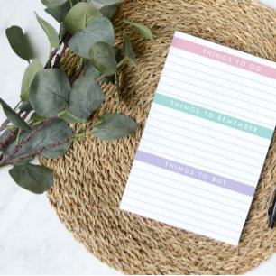 Notas Post-it® Turquesa Púrpura Rosa 3 Categoría Diaria Para Hace