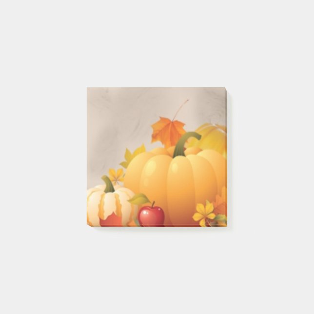 Notas Post-it® Turquía deja calabazas (Anverso)