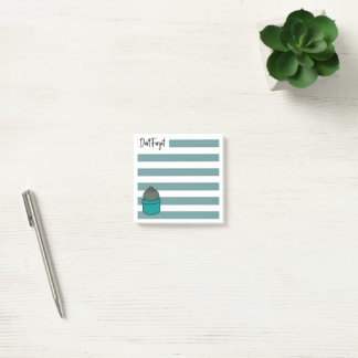 Notas Post-it® Turquoise | Lined | Potted Cactus
