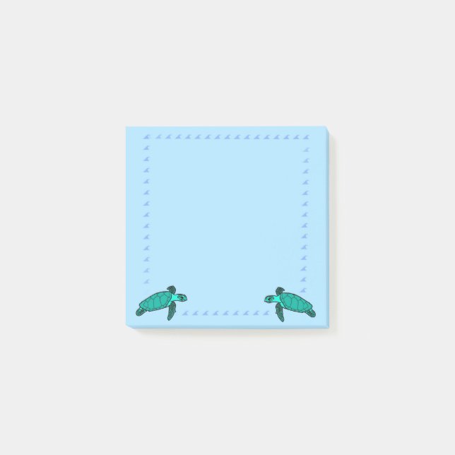 Notas Post-it® Turtles Post it Notes (Anverso)