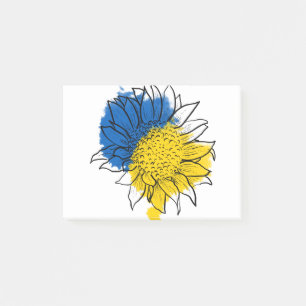 Notas Post-it® Ucrania apoya el girasol