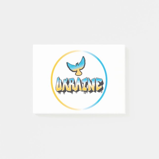 Notas Post-it® Ucrania Dove.ai (Anverso)