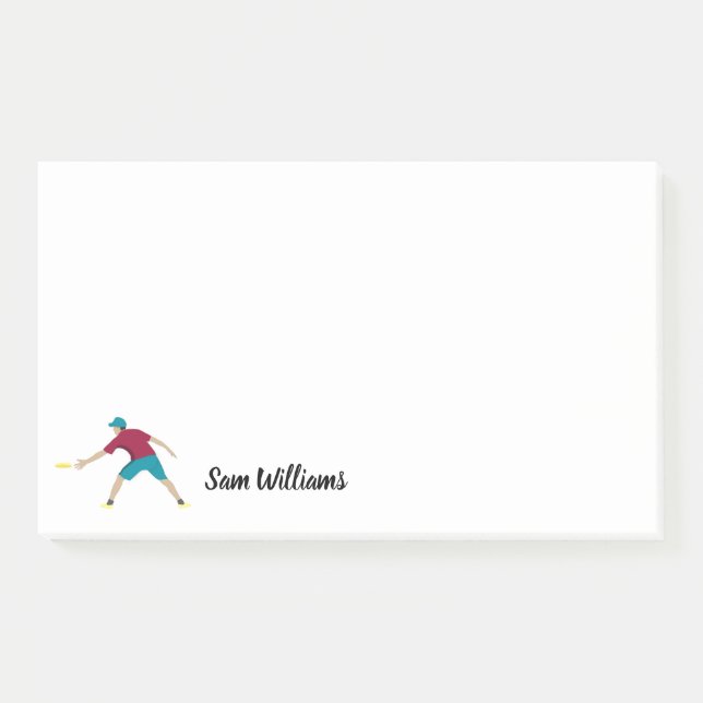 Notas Post-it® Ultimate Frisbee (Anverso)