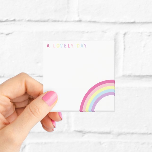 Notas Post-it® Un Arcoíris de un Día Precioso (Subido por el creador)