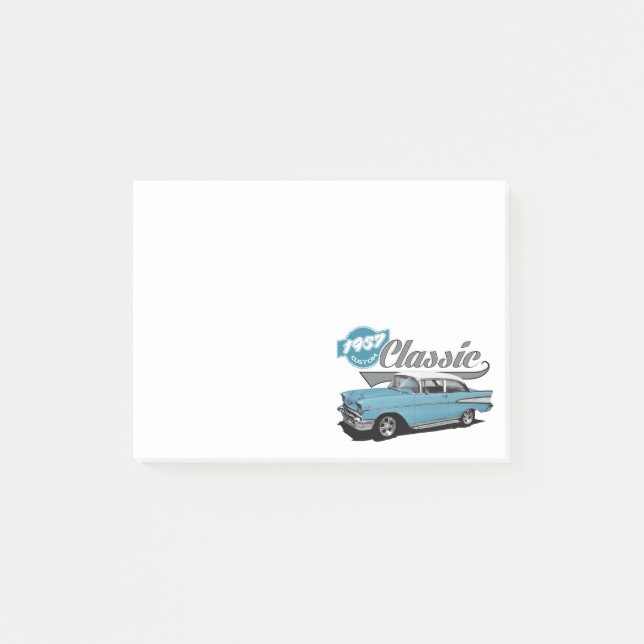 Notas Post-it® Un clásico azul (Anverso)