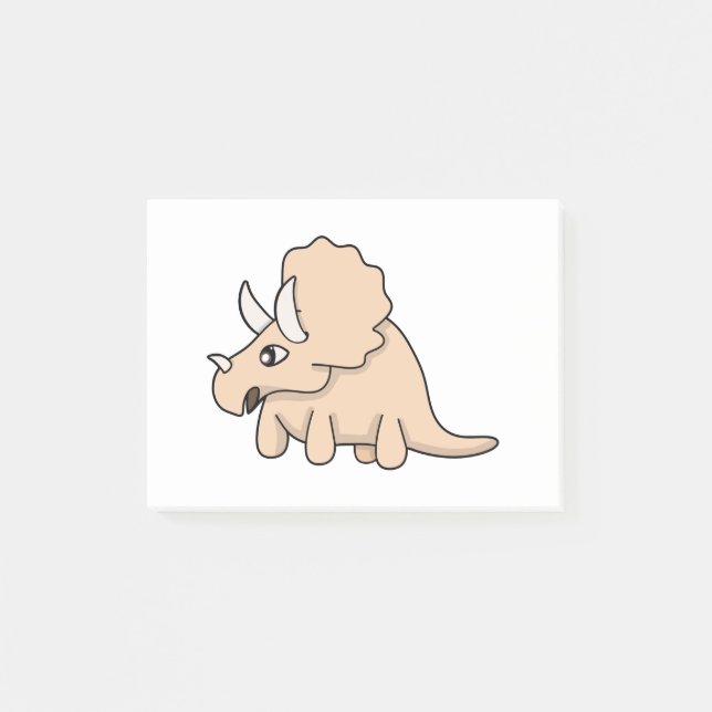 Notas Post-it® Un dinosaurio lindo (Anverso)