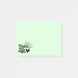 Notas Post-it® Un gallo loco para las criadoras