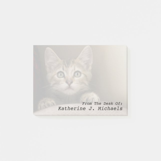Notas Post-it® Un gatito muy dulce del Tabby (Anverso)