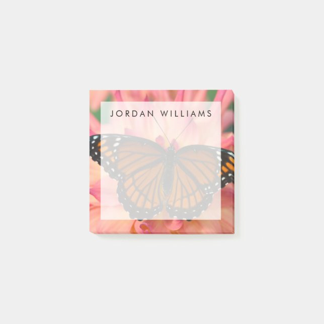 Notas Post-it® Un imitador de la mariposa monarca (Anverso)
