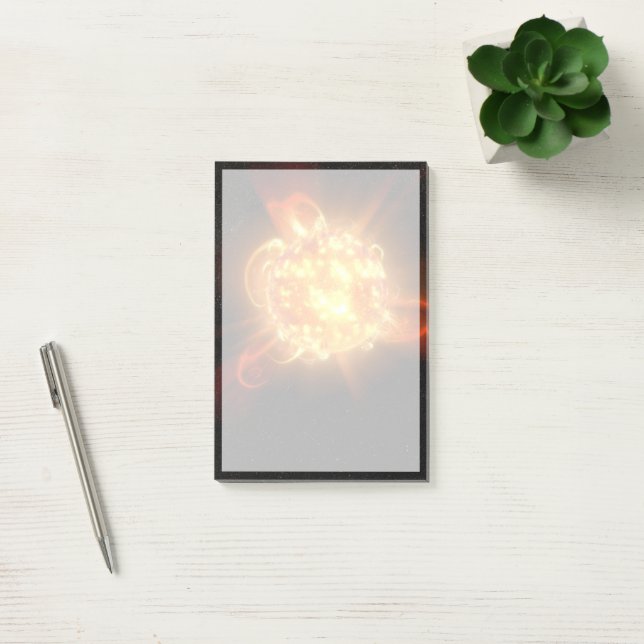 Notas Post-it® Un joven enano rojo (Oficina)