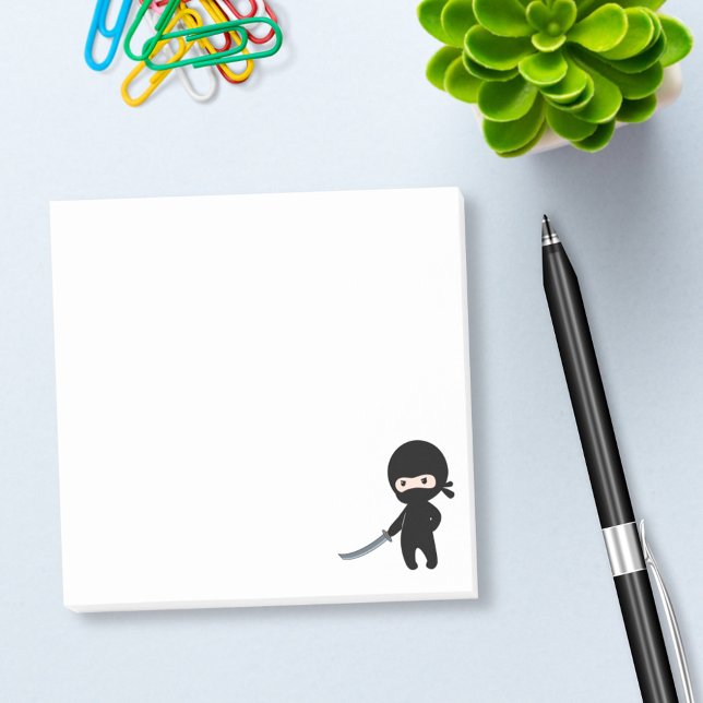 Notas Post-it® Un pequeño Ninja enojado (Subido por el creador)