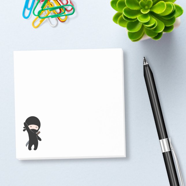 Notas Post-it® Un pequeño Ninja feliz (Subido por el creador)