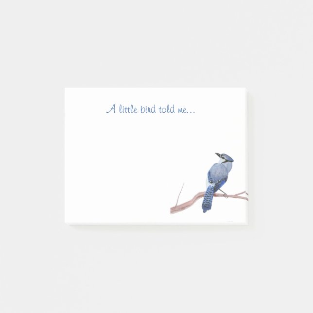Notas Post-it® Un Pequeño Pájaro Me Dijo (Anverso)