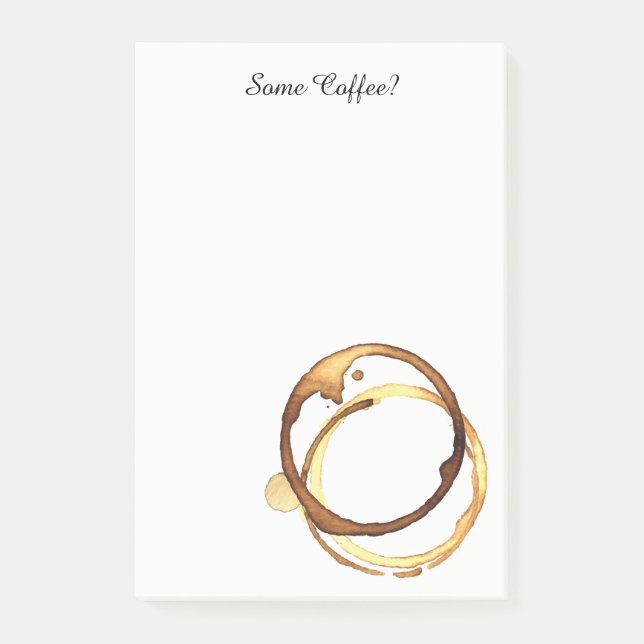 Notas Post-it® ¿Un poco de café? (Anverso)