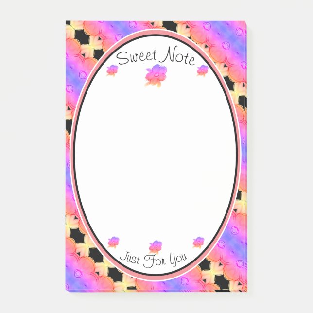 Notas Post-it® Una flor súper dulce (Anverso)