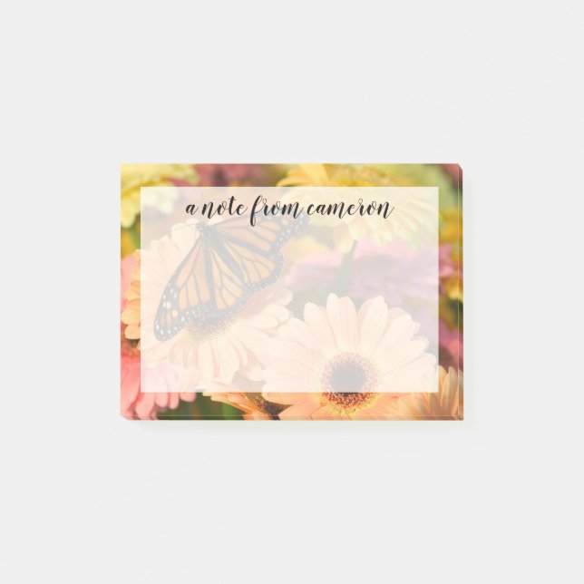 Notas Post-it® Una mariposa de luto (Anverso)
