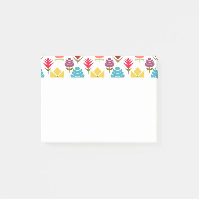 Notas Post-it® Una Plétora de Flores (Anverso)