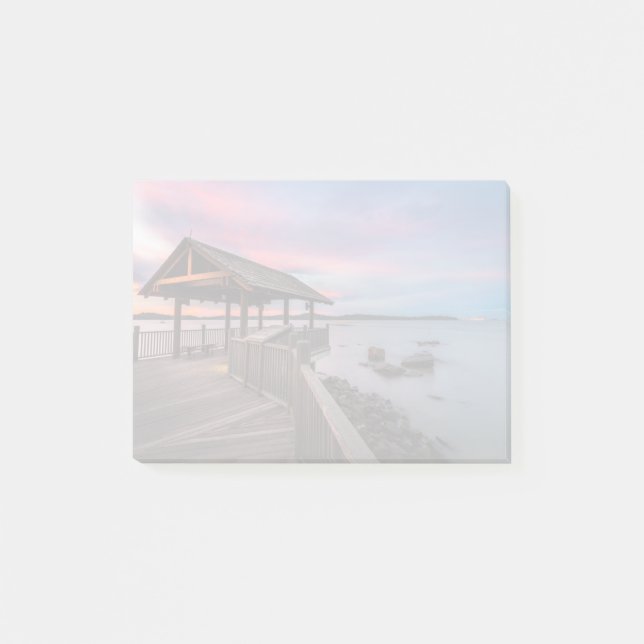 Notas Post-it® Una puesta del sol hermosa (Anverso)