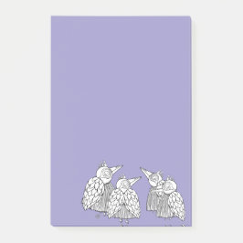 Notas Post-it® Una reunión de los pájaros