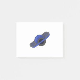 Notas Post-it® Una rueda azul